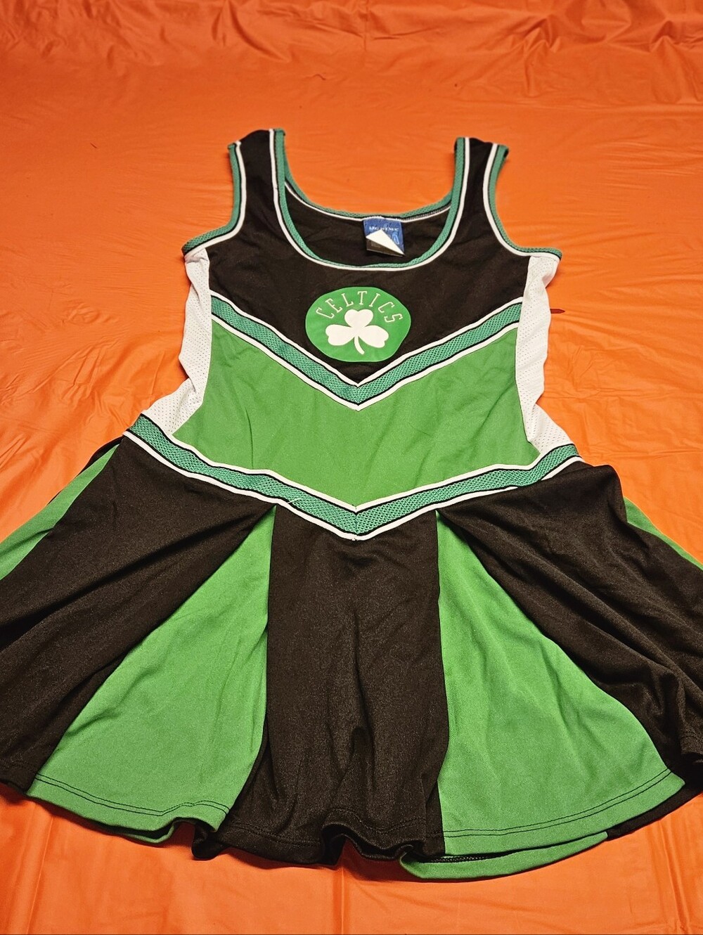 Boston Celtics Adult Costume Cheerleader Dress Size M/L 2012 G.U.C.
